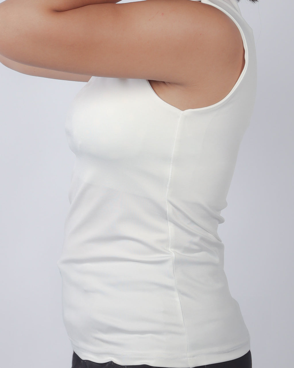 Sleeveless Tee – Soft Everyday Basic White