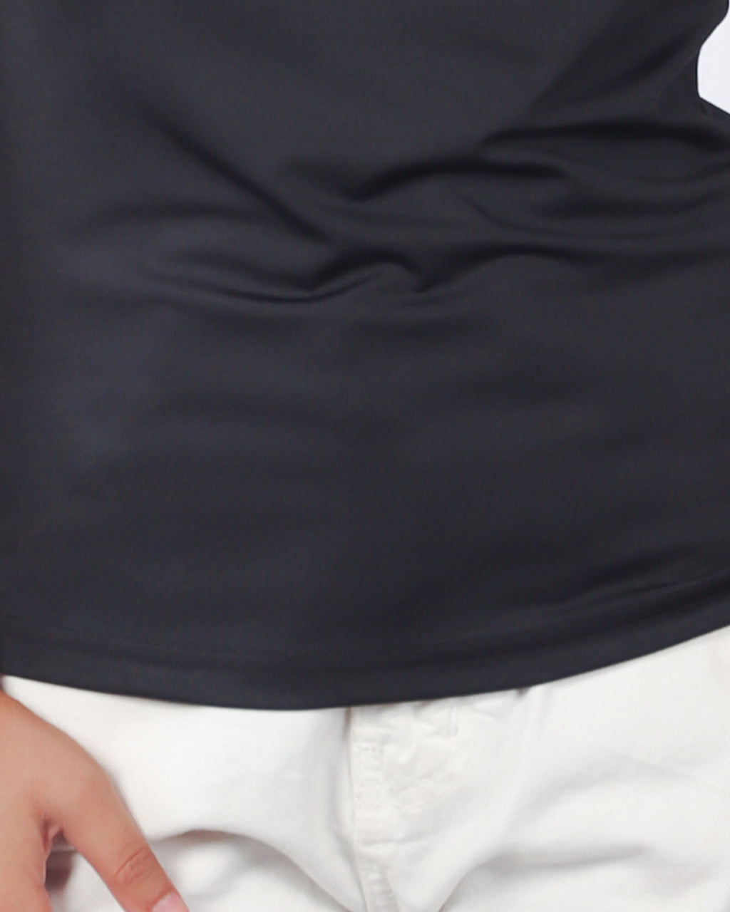 Sleeveless Tee – Soft Everyday Basic Black