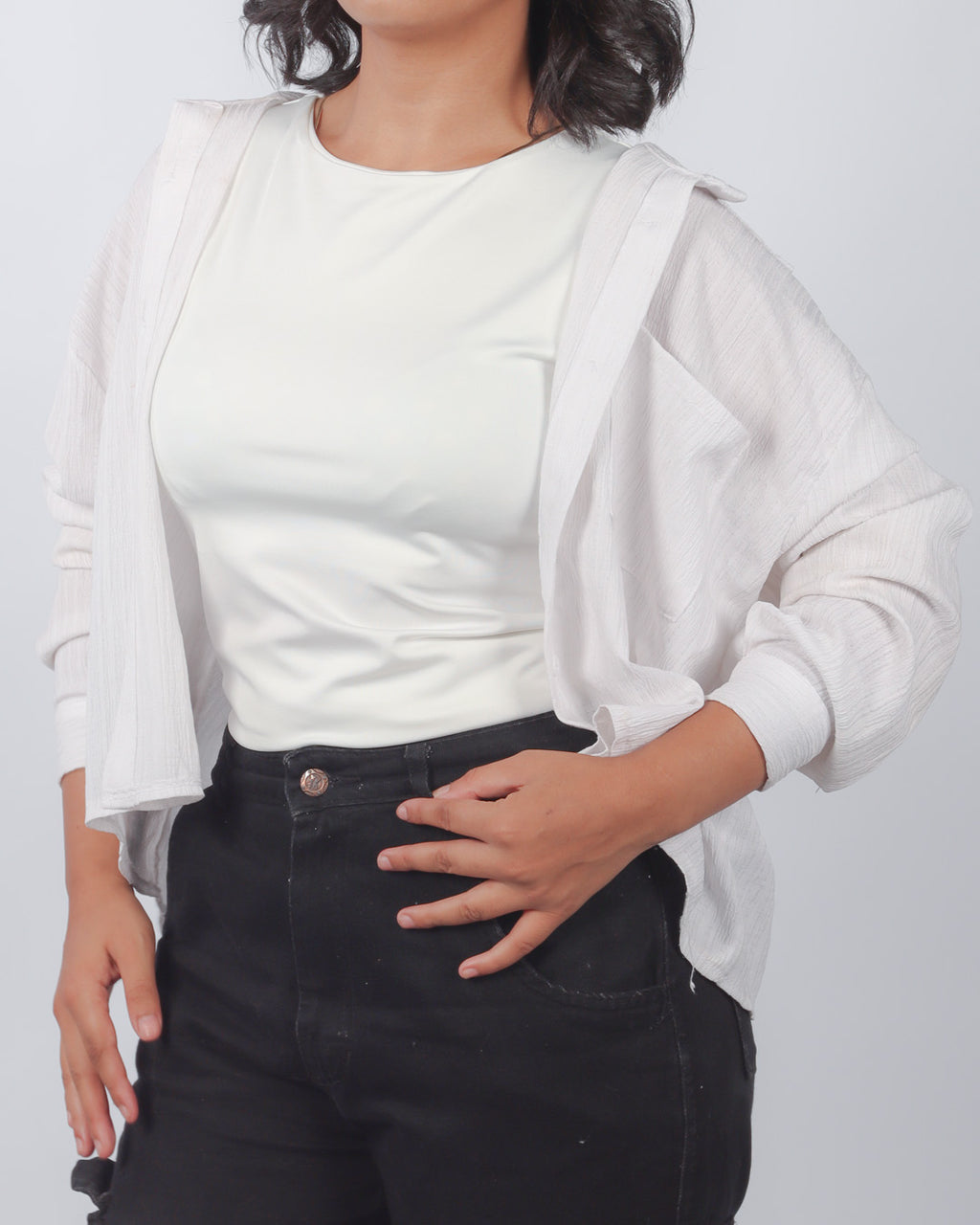 Sleeveless Tee – Soft Everyday Basic White