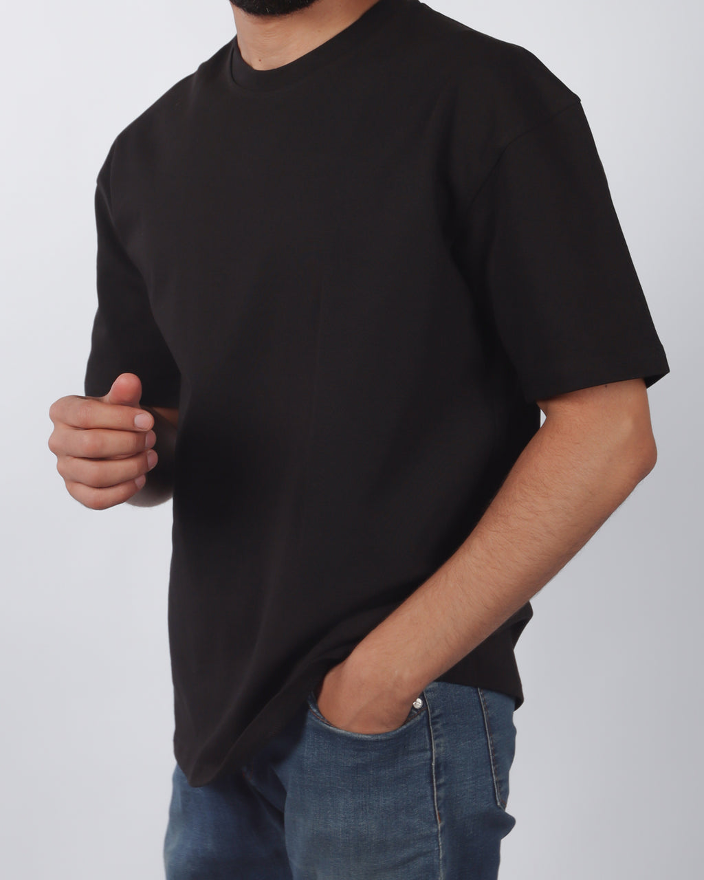 Men’s Short-Sleeve Tee – 100% Egyptian Cotton Black
