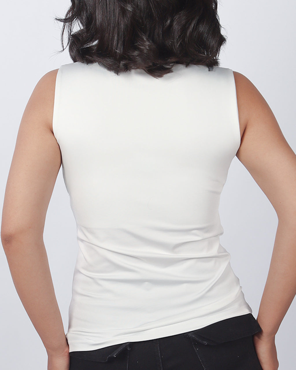Sleeveless Tee – Soft Everyday Basic White