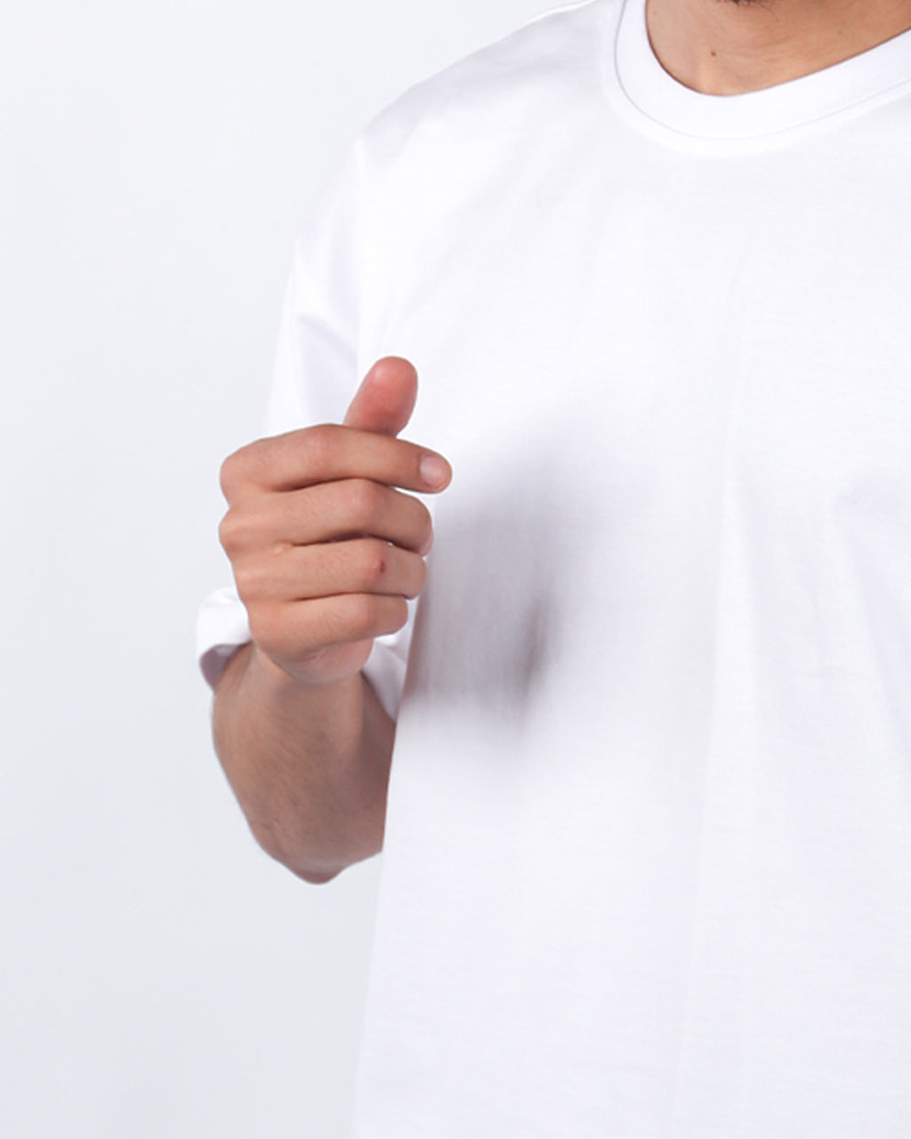 Men’s Short-Sleeve Tee – 100% Egyptian Cotton White