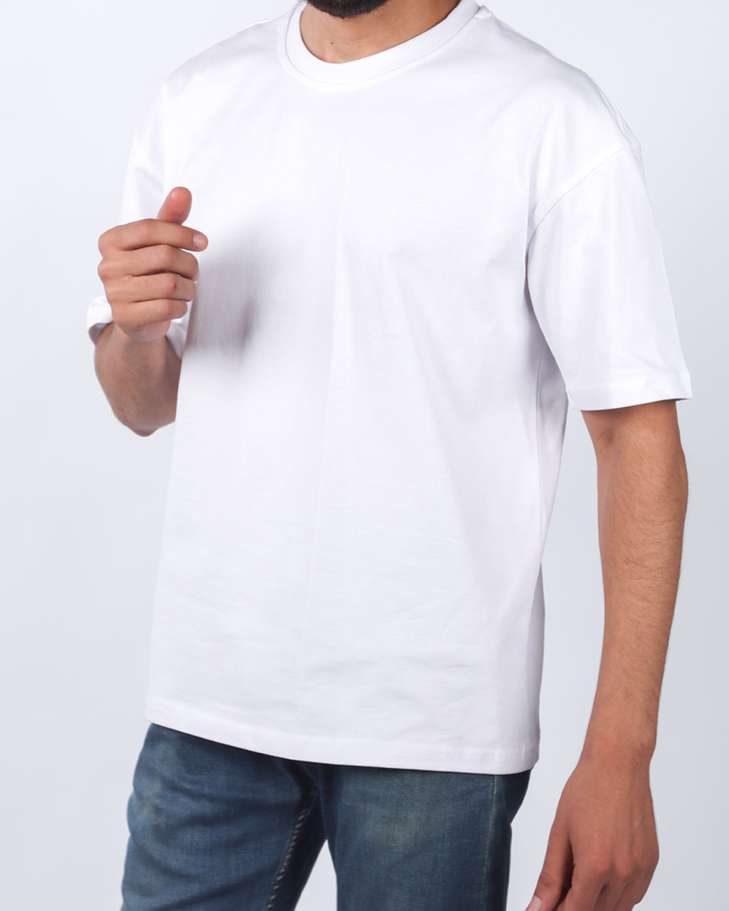 Unisex Oversized Short-Sleeve T-Shirt - White