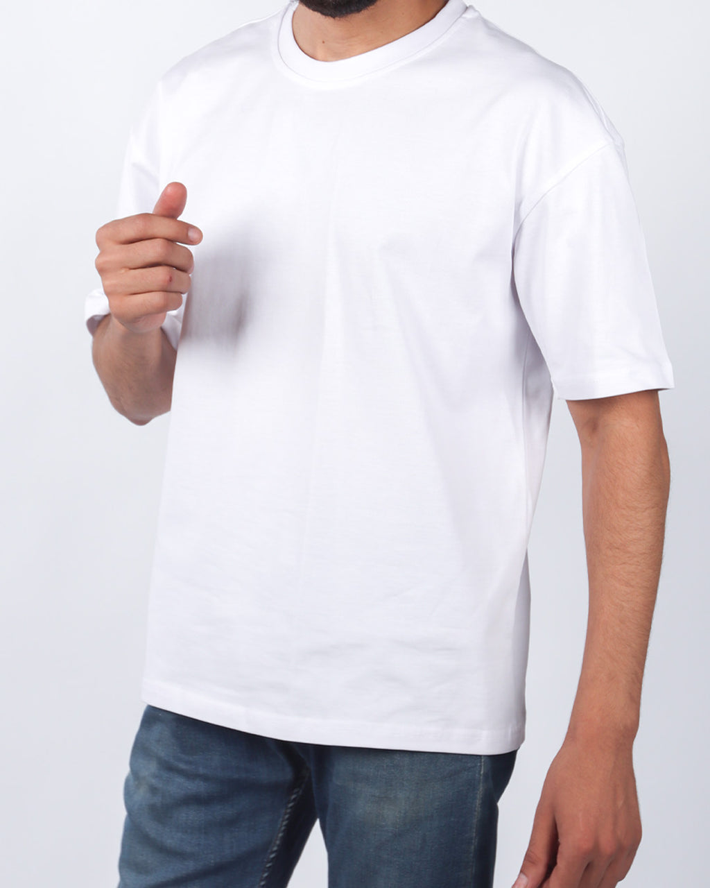 Men’s Short-Sleeve Tee – 100% Egyptian Cotton White