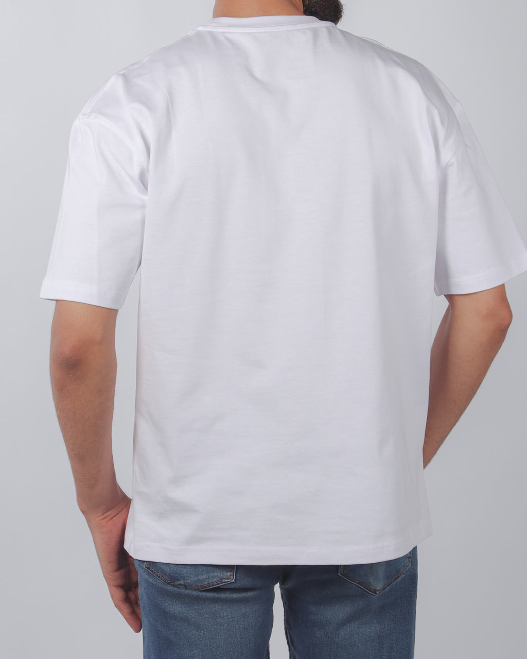 Men’s Short-Sleeve Tee – 100% Egyptian Cotton White
