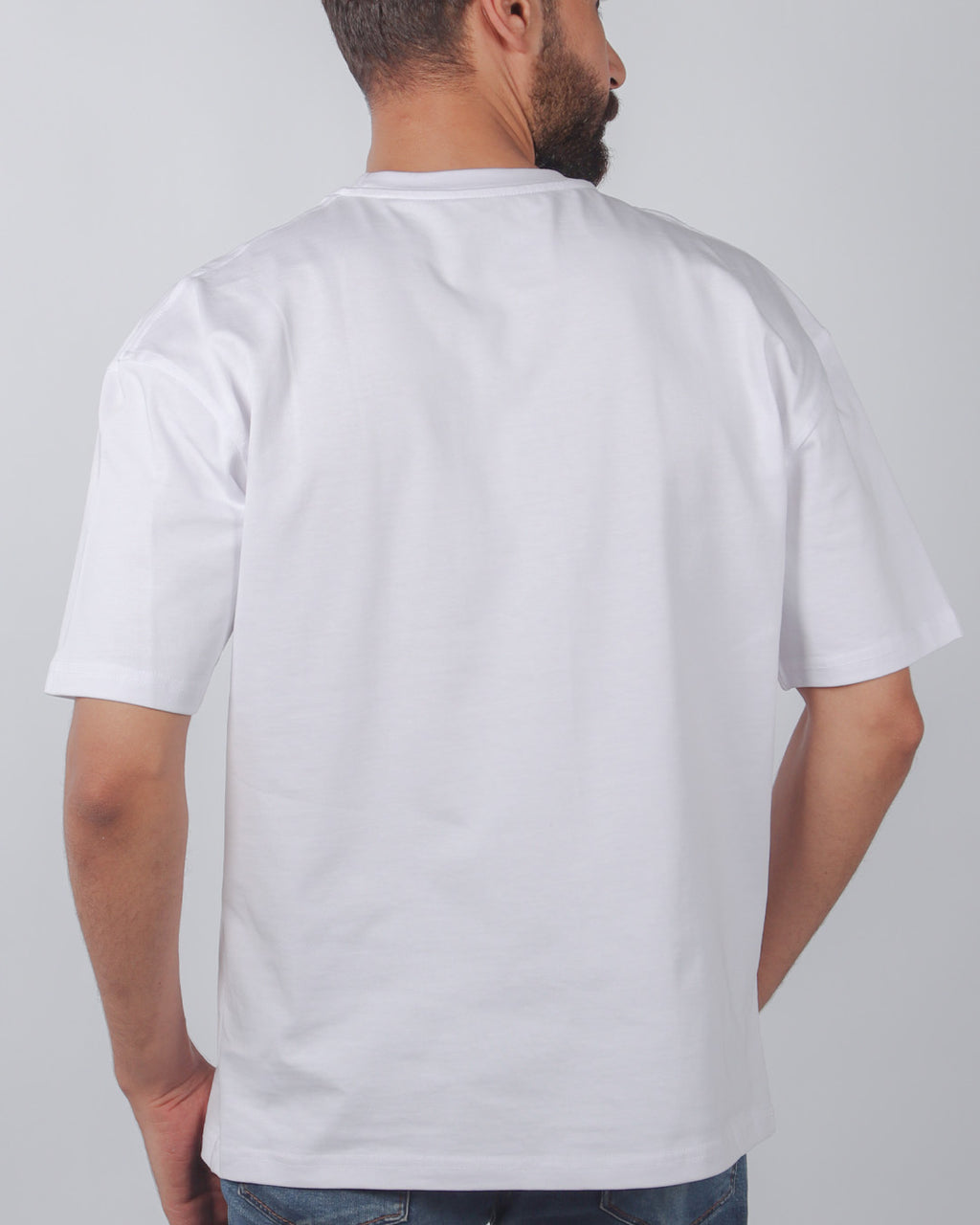 Men’s Short-Sleeve Tee – 100% Egyptian Cotton White
