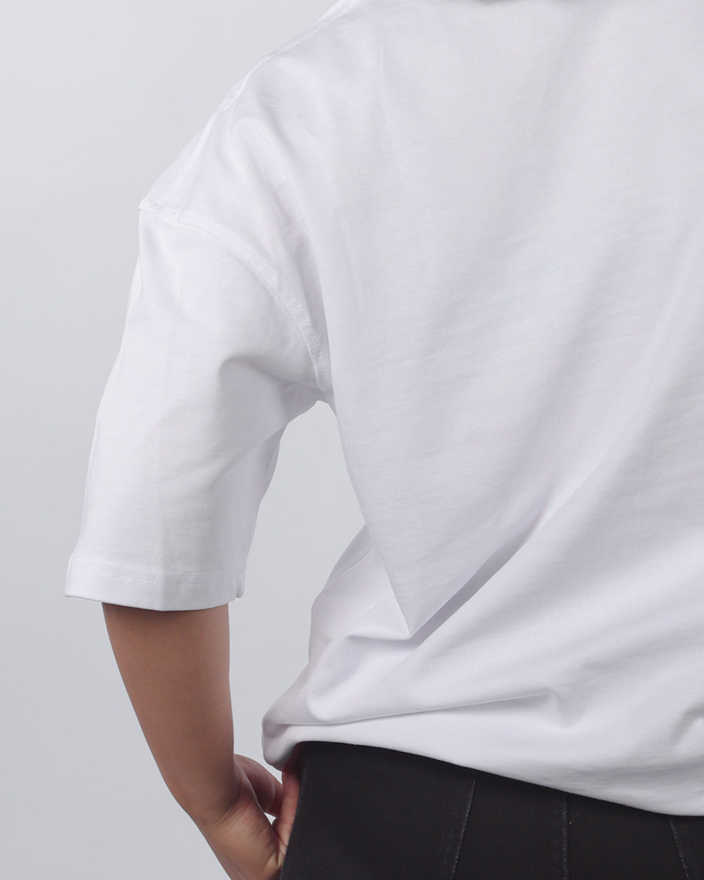 Unisex Oversized Short-Sleeve T-Shirt - White