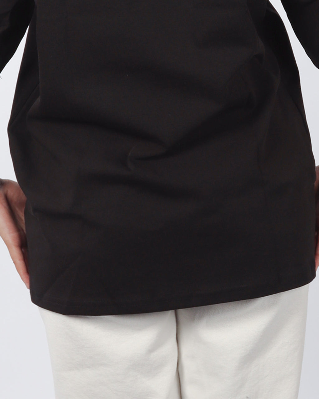 تيشيرت حريمي أوفرسايز - أسود