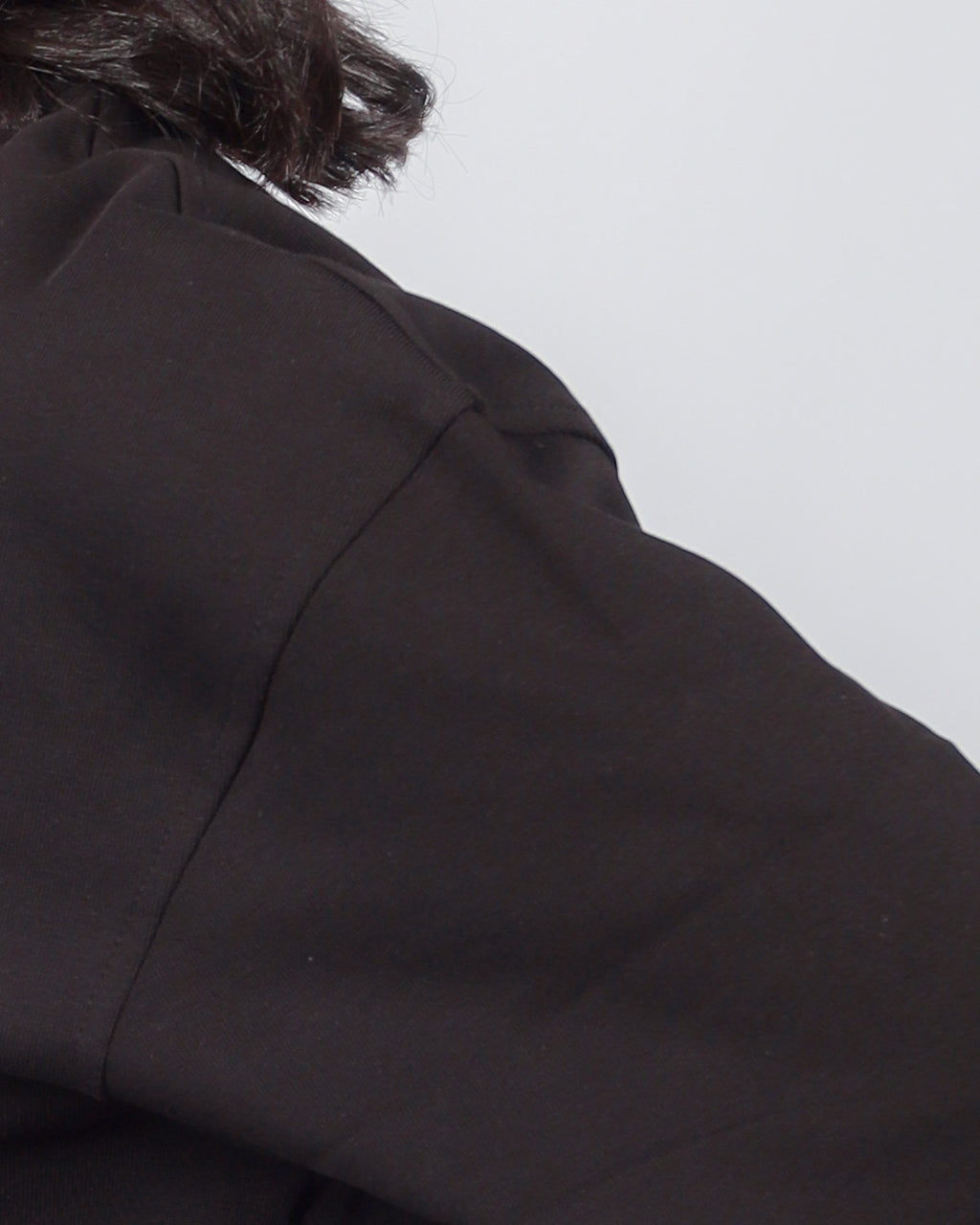 تيشيرت حريمي أوفرسايز - أسود